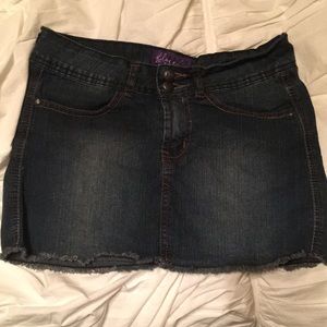 Jean Mini skirt